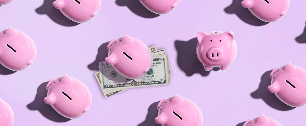 header geld briefjes spaarpot