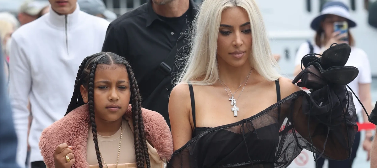Kim Kardashian en North West Getty Images