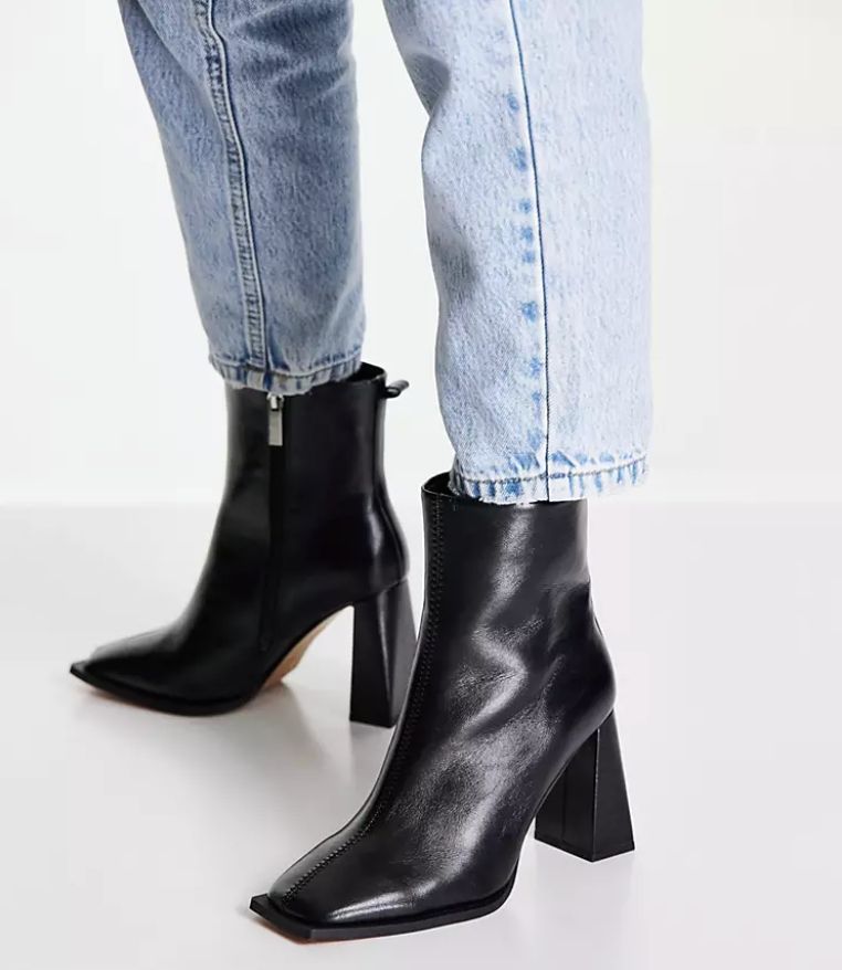 Enkellaars Zwart Asos