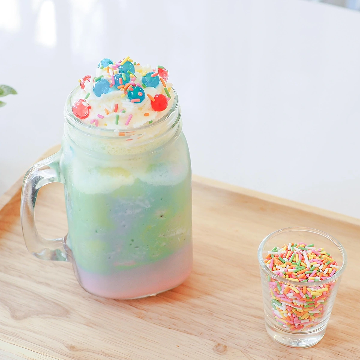 milkshake, regenboog