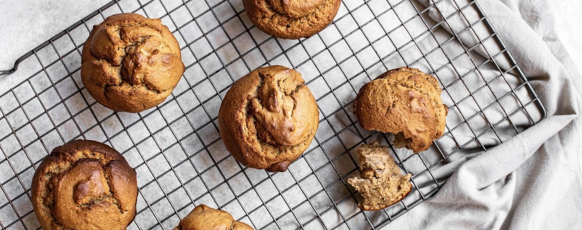 Fokking makkelijk recept - pindakaas bananenbrood muffins - chickslovefood