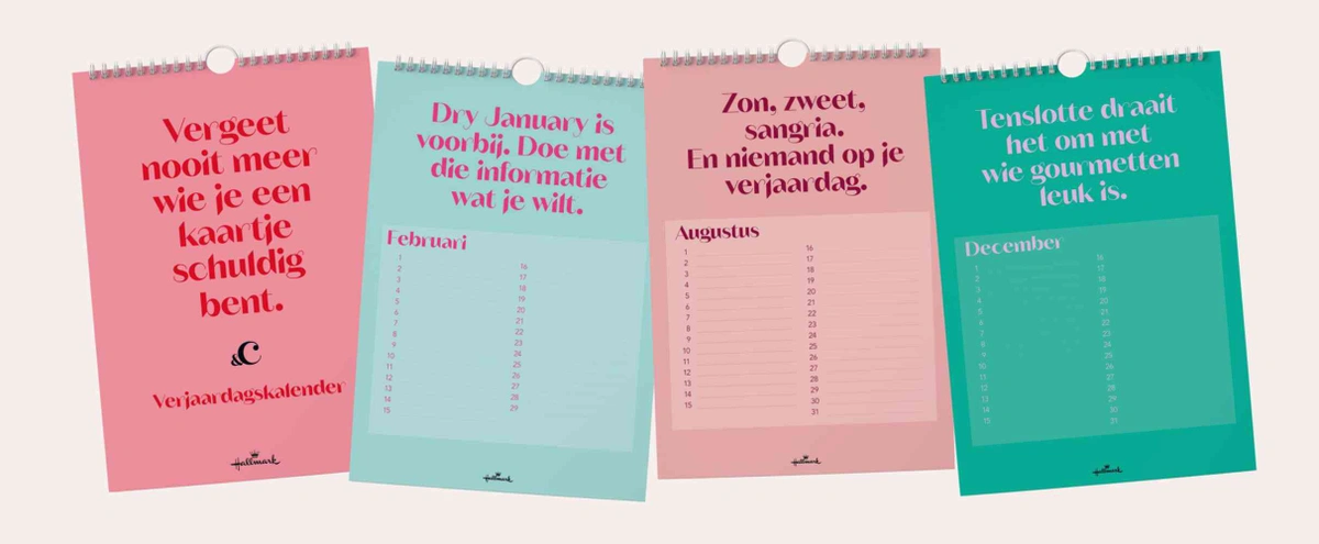&C x Hallmark - kalender hero beeld