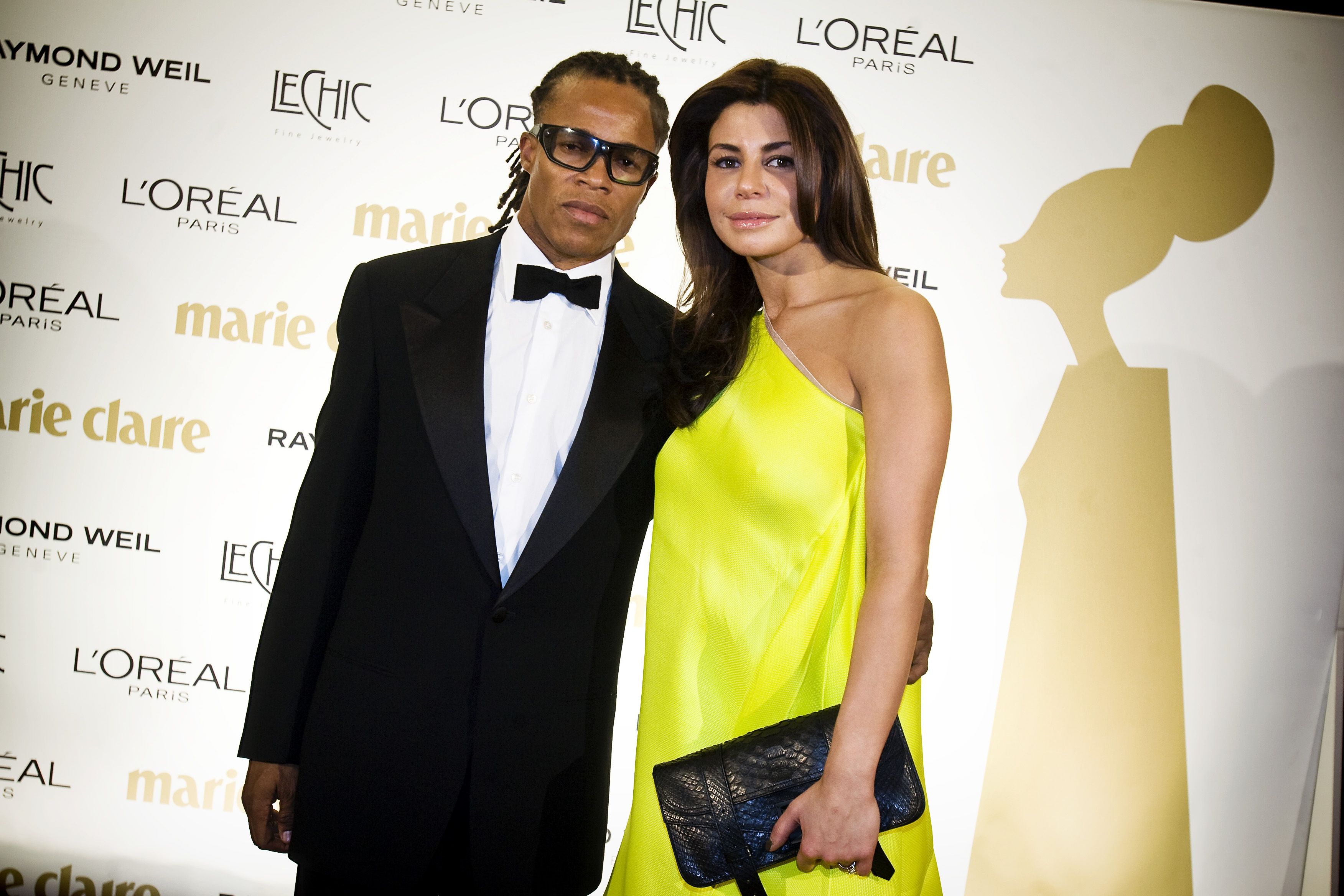 Olcay Gulsen en Edgar Davids - ANP