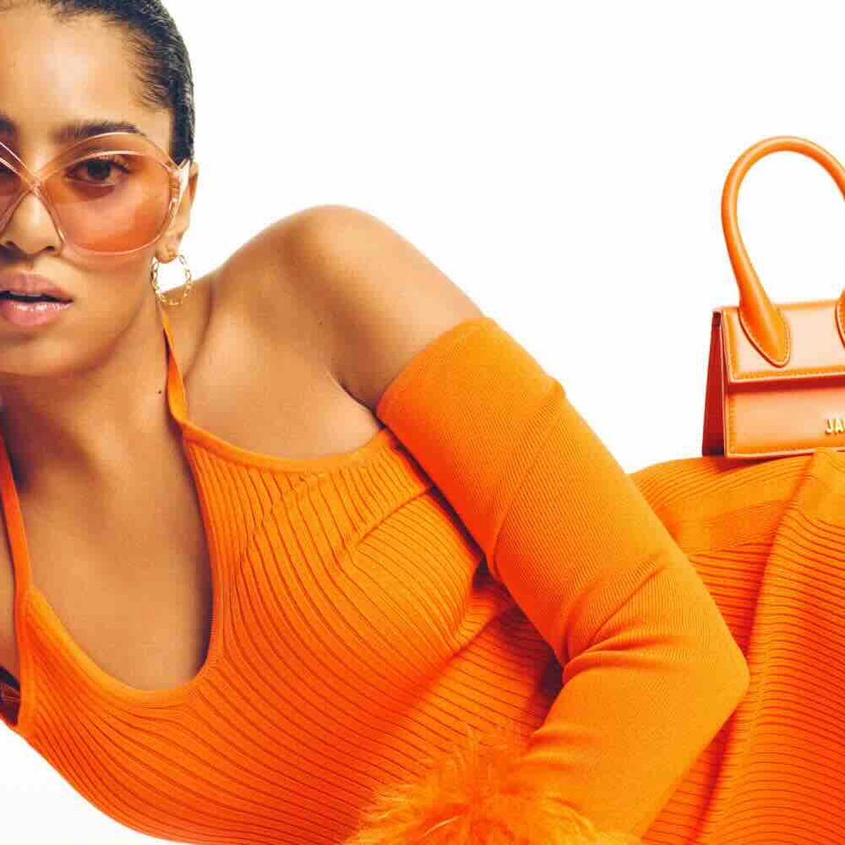 header - jurk - oranje - zonnebril - meis&jip