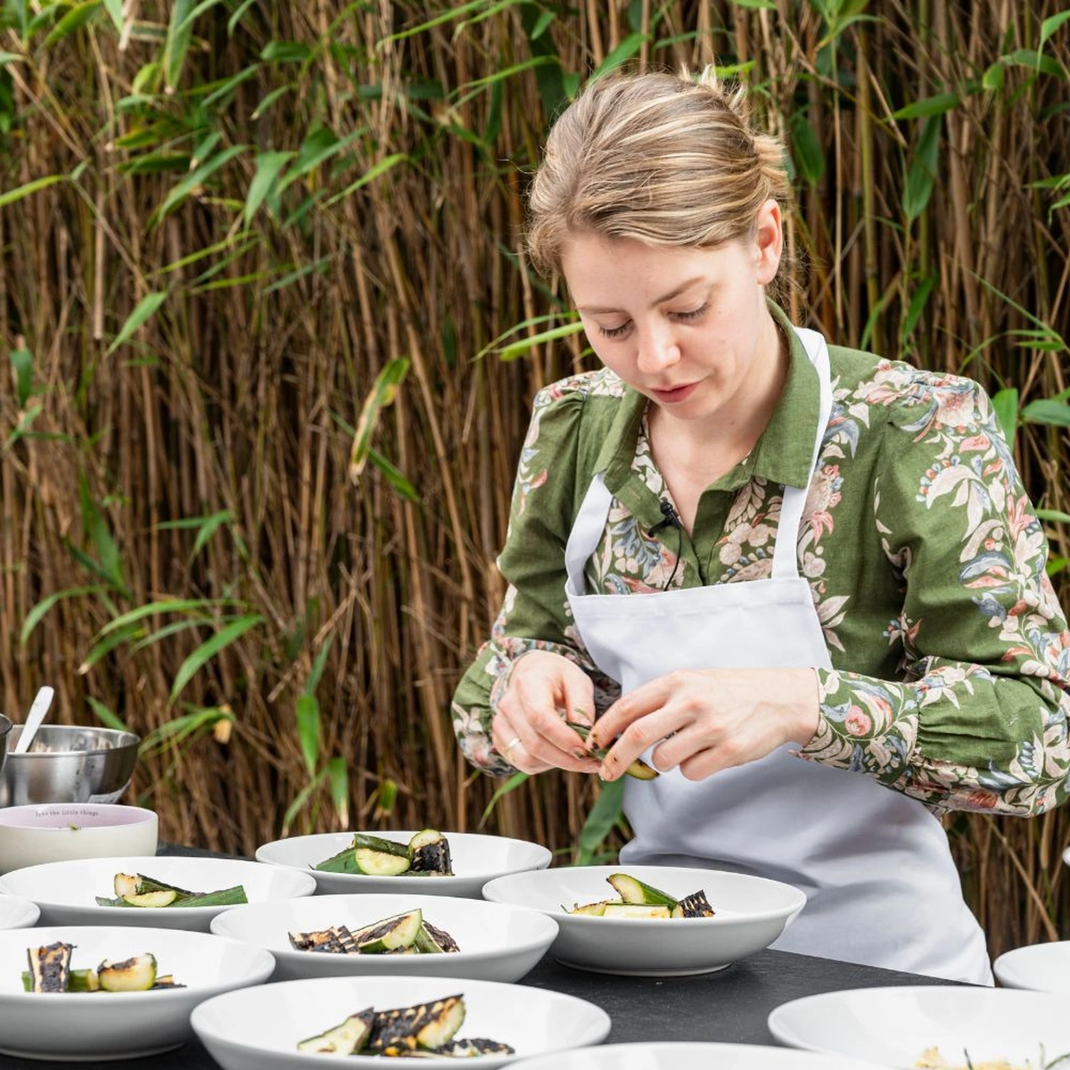 header - Boursin - Estée Strooker - Food from Claud Nine - perzik - komkommer