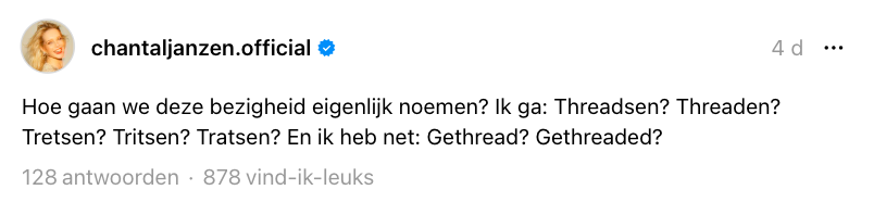 Chantal Janzen Threads