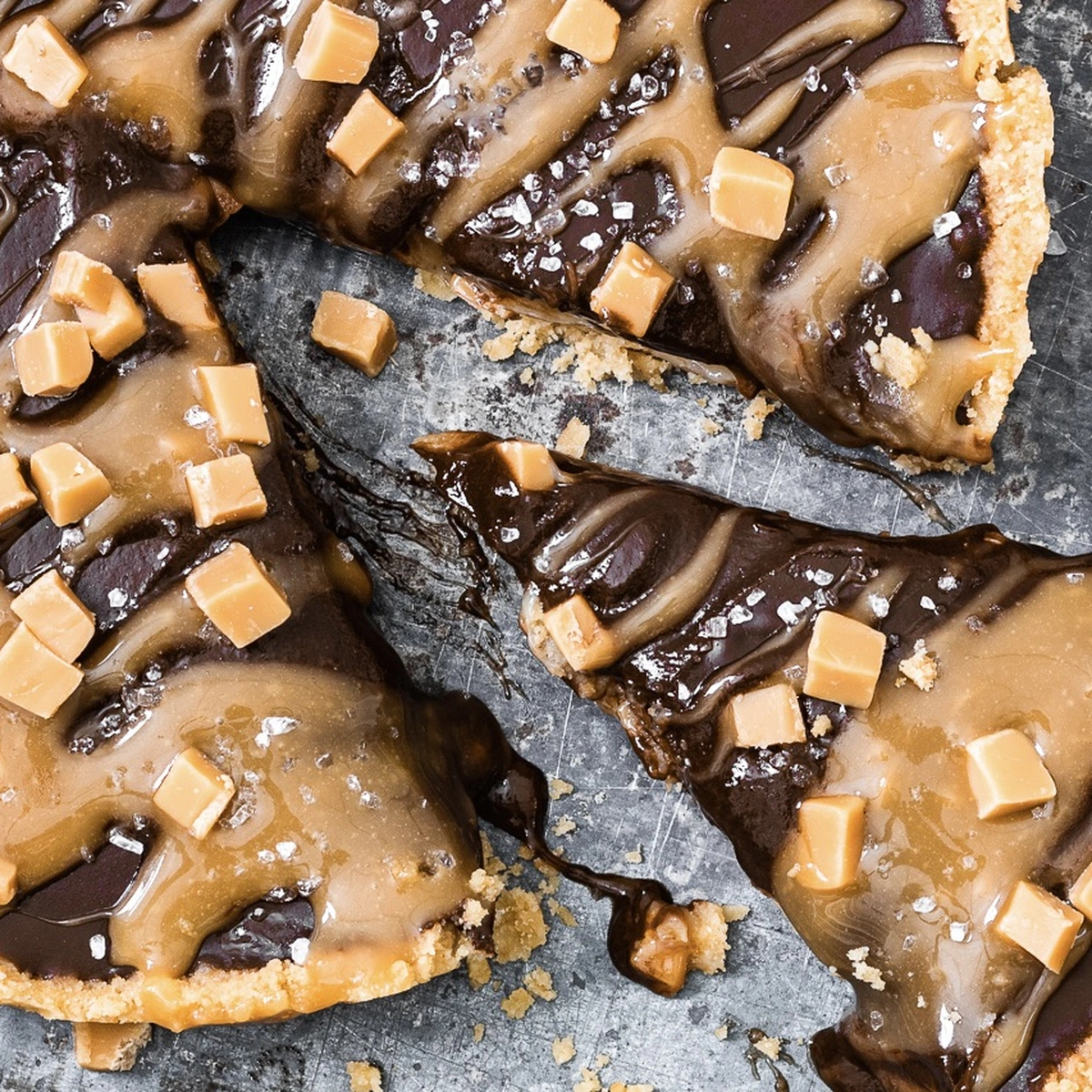 Header/hero - taart - salted caramel -gezouten karamel - chickslovefood