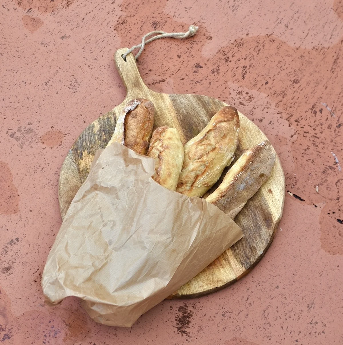 Stokbrood in broodzak