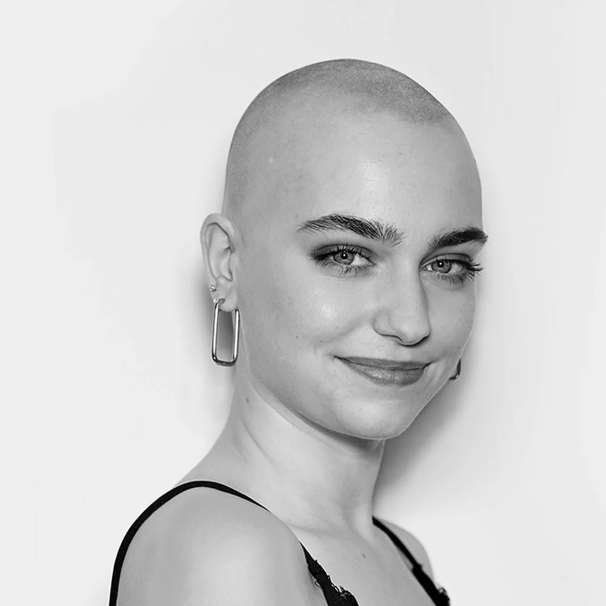 Header - Hannah - Anne - alopecia - zwart wit
