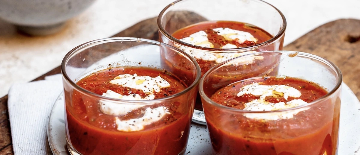 Header - gazpacho met burrata - chickslovefood - fokking makkelijk recept