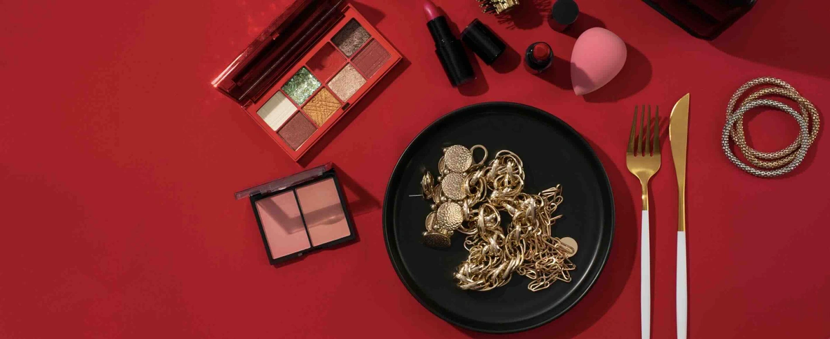 header - beauty - make up - feestdagen - cadeau - Freepik