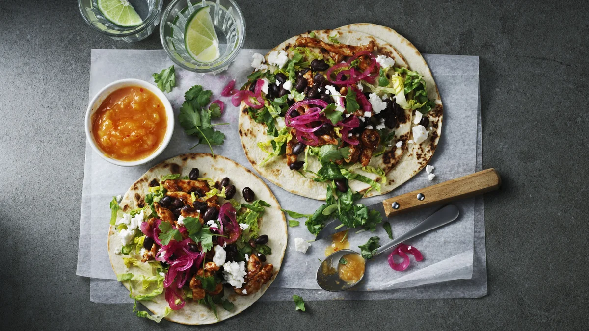 Santa Maria, Taco's, kip en feta