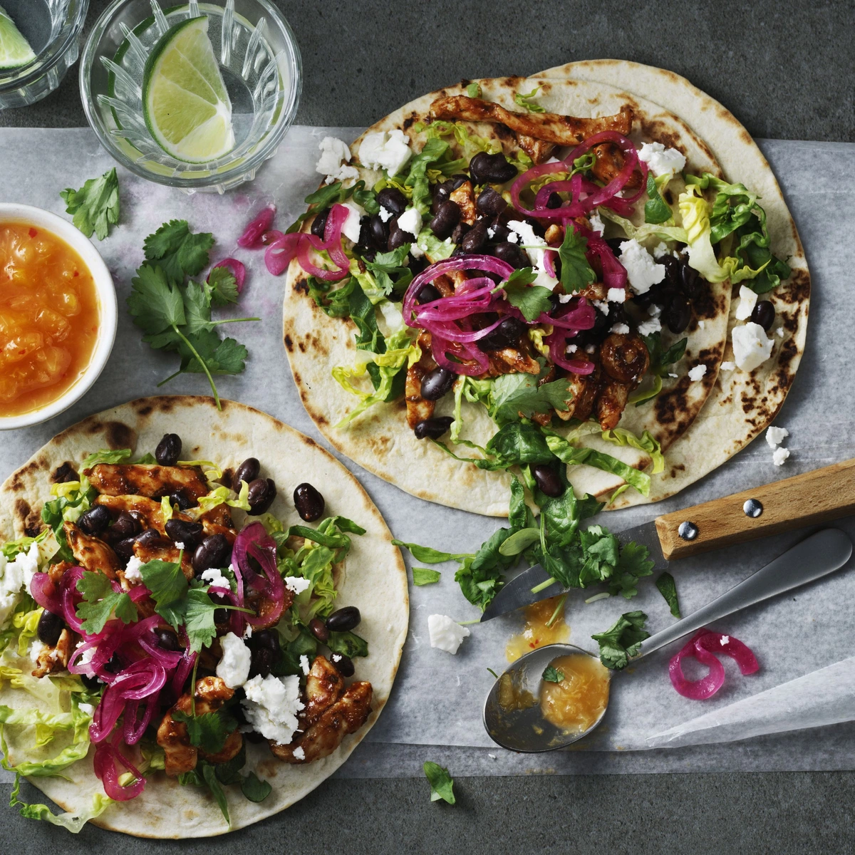 Santa Maria, Taco's, kip en feta