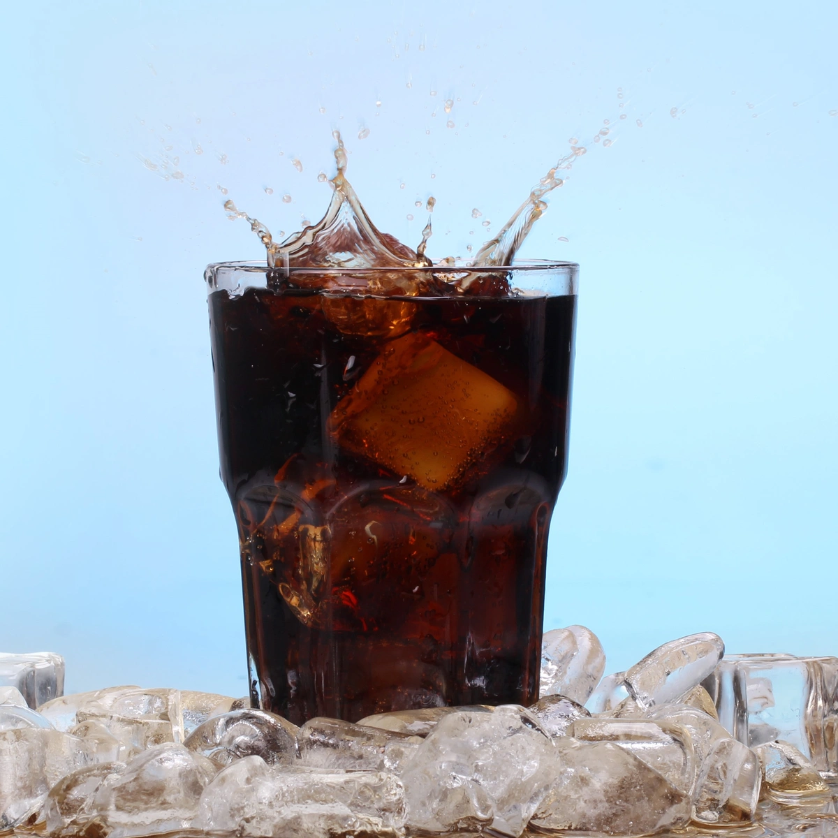 cola - frisdrank - glas - Freepik