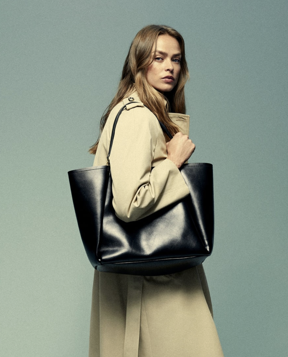 Shopper zwart Mango