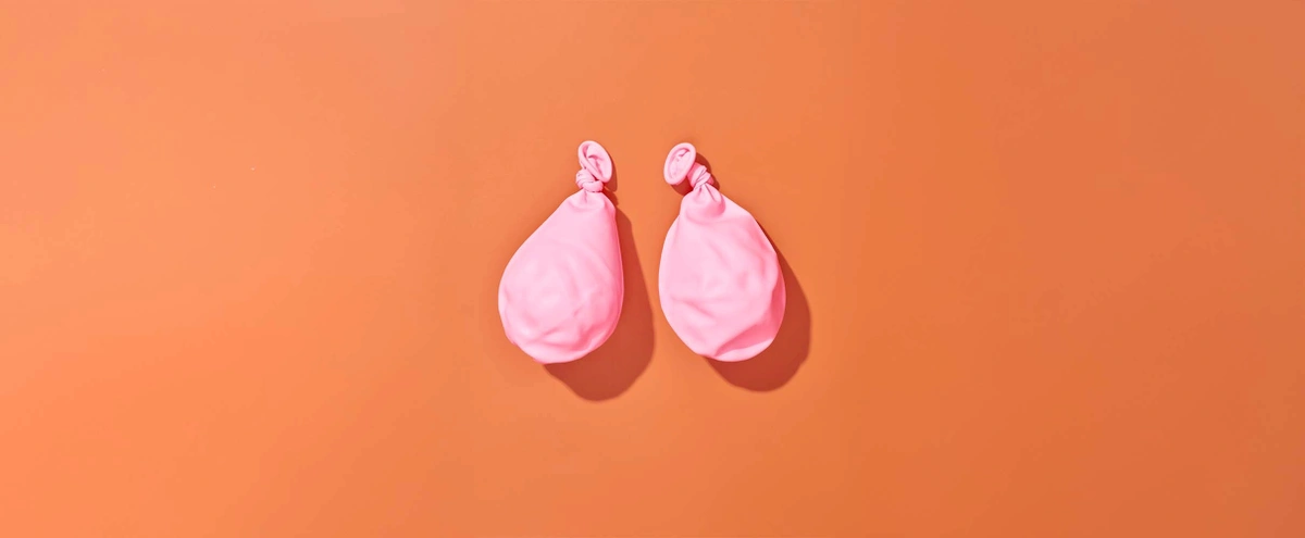 Editie 05 - Stills - B&M verhaal 1 Psyche of Health - Oranje - Ballonnen - borsten - fotografie Tom ten Seldam - Styling Cheri van Rijn - Header