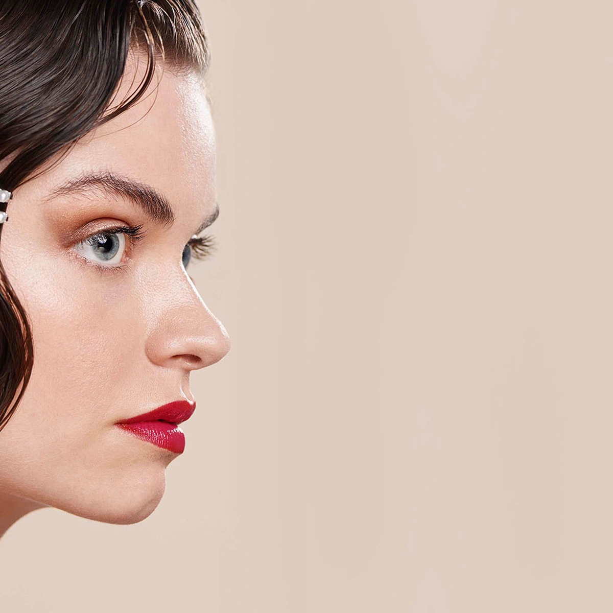 hero - rode lip - haar - klassiek - makeup - beauty - kee & kee - leco