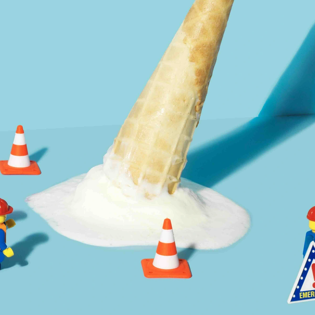 Frank Brandwijk - smeltend ijsje - LEGO - hitte