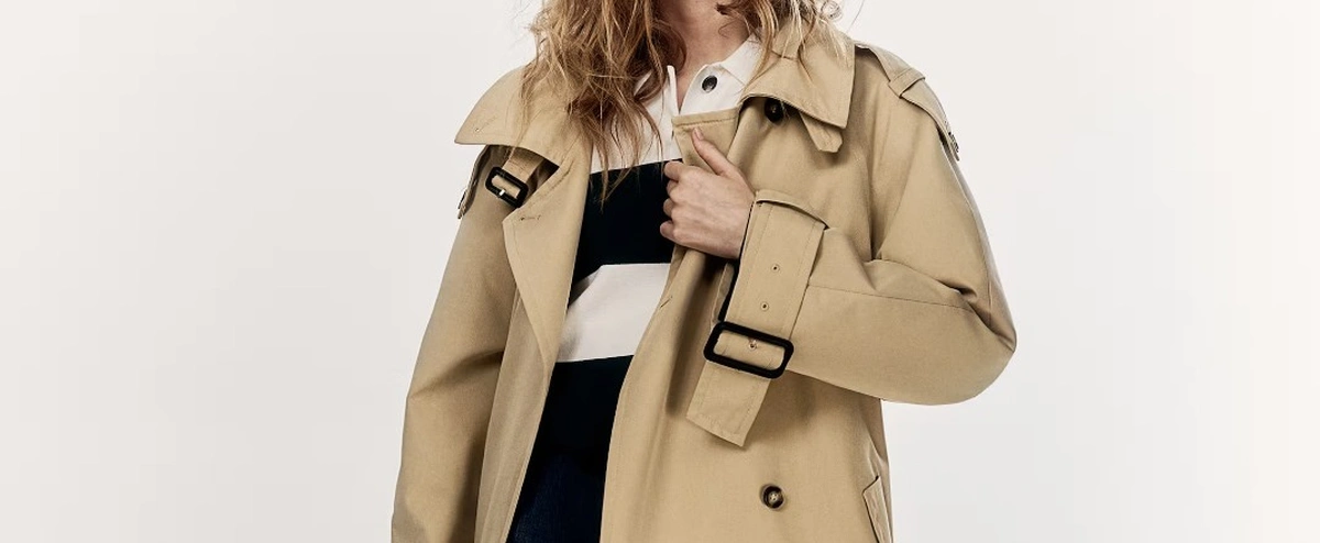 H&M A-linetrenchcoat 