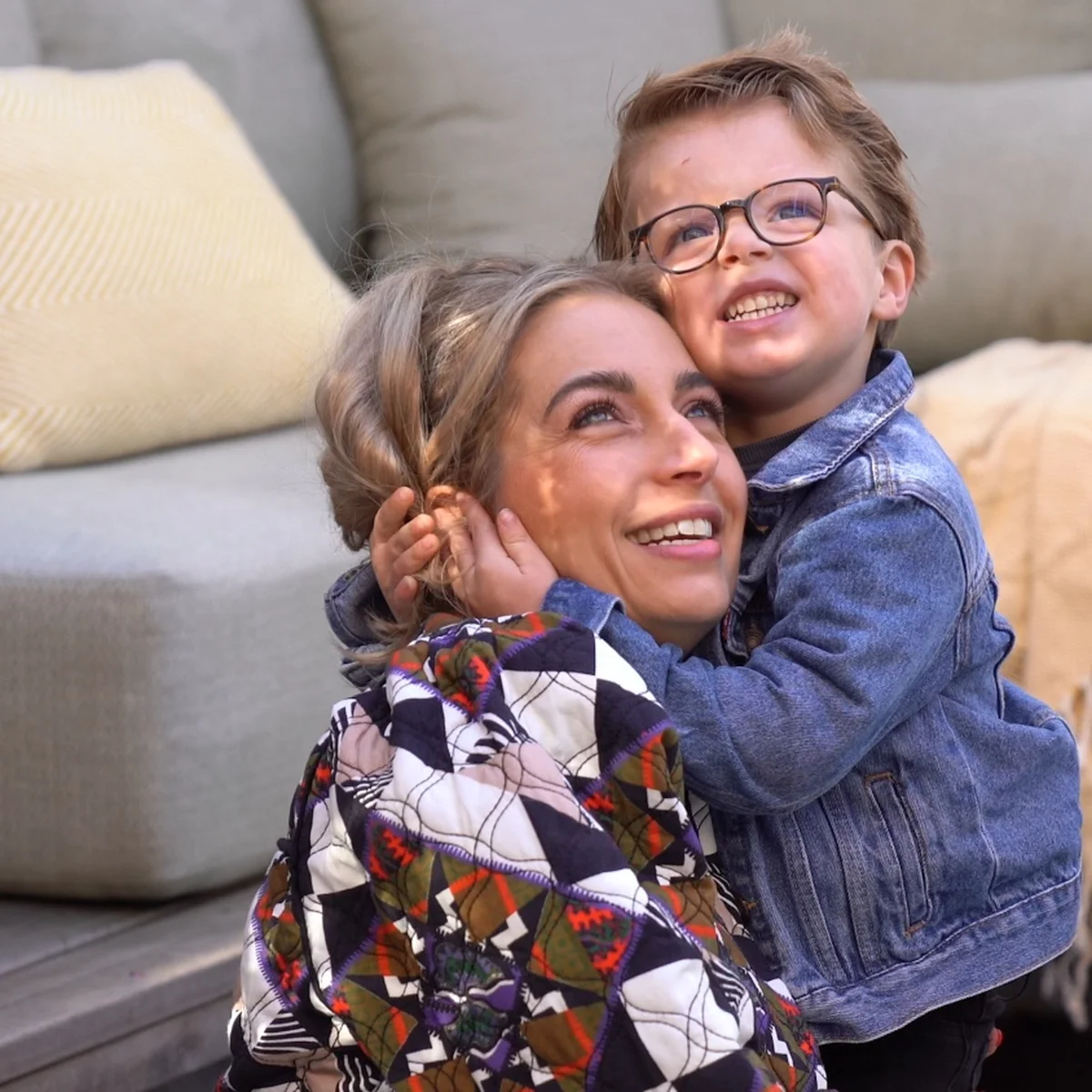  Lekker aanmodderen met je peuter: Shelly en zoontje Jake trekken de tuin in
