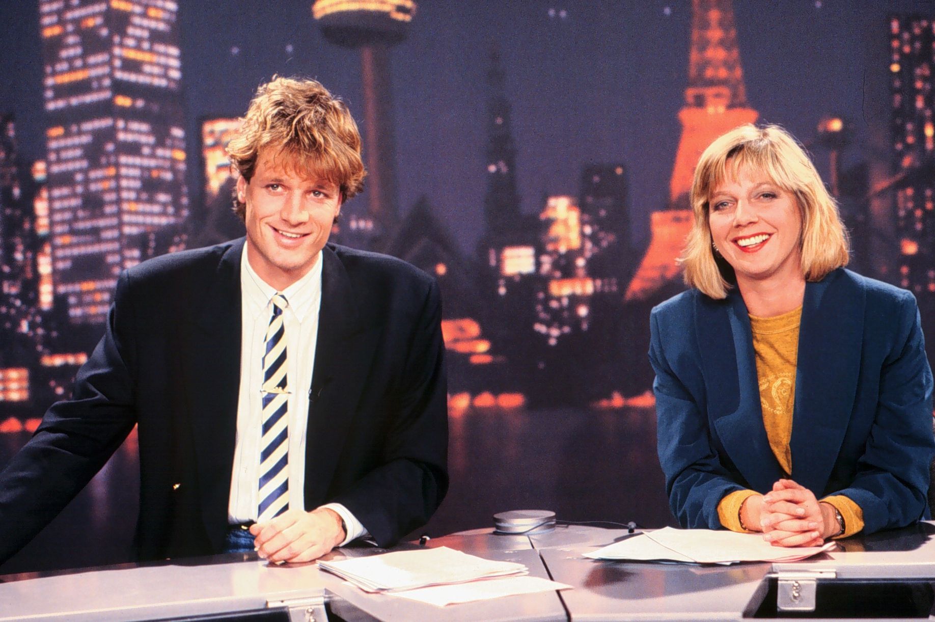 Loretta Schrijver en Jeroen Pauw - ANP