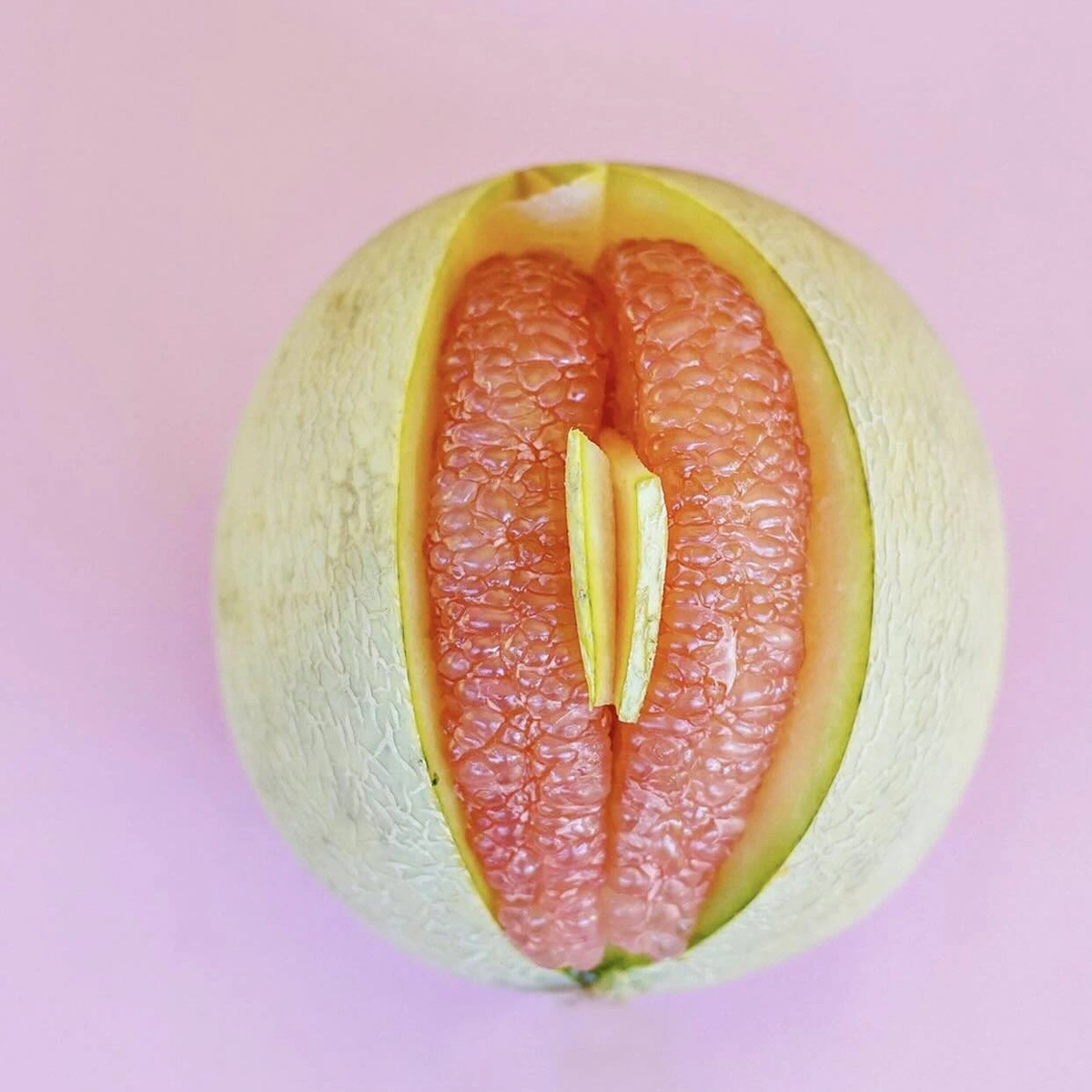 vulva fruit roze achtergrond pexels