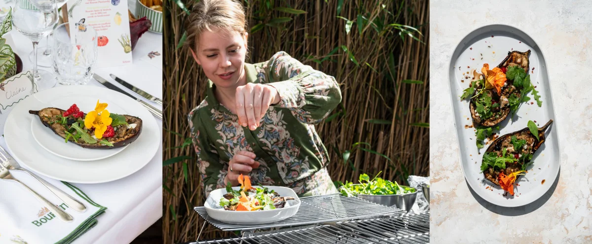 header - Boursin - Estée Strooker - Food from Claud Nine - aubergine