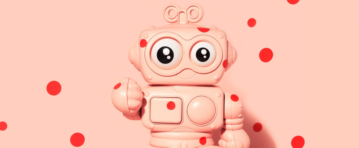 header - speelgoed - baby - stippen - roze