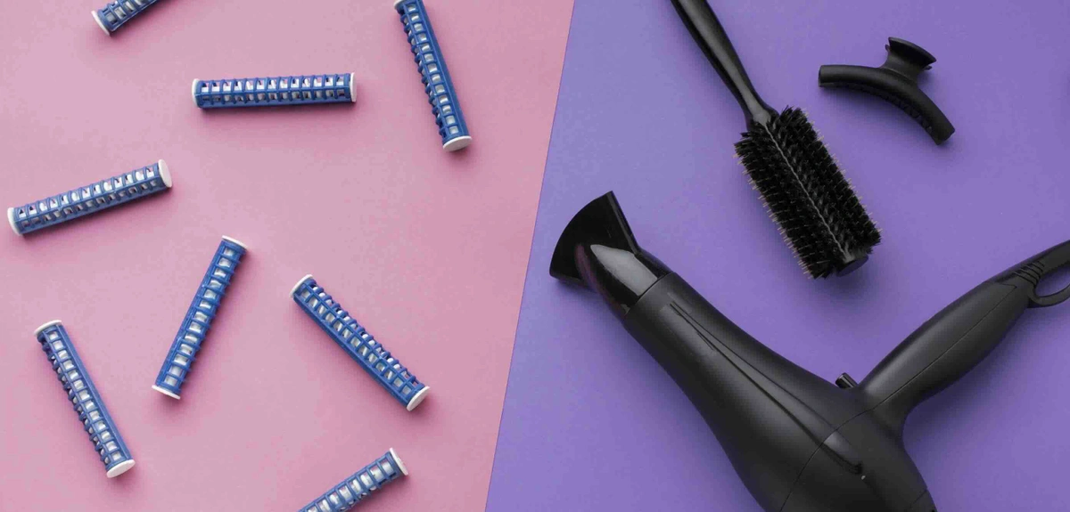 haar - krullen - stijlen - fohn - borstel - beauty - Freepik