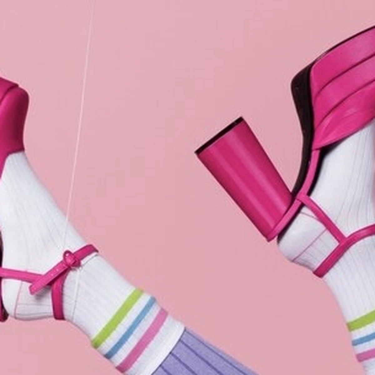 schoenen roze hakken