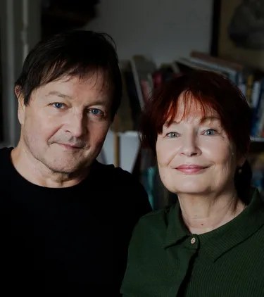 Billede af Forfatter Lise Ringhof og Erik Valeur