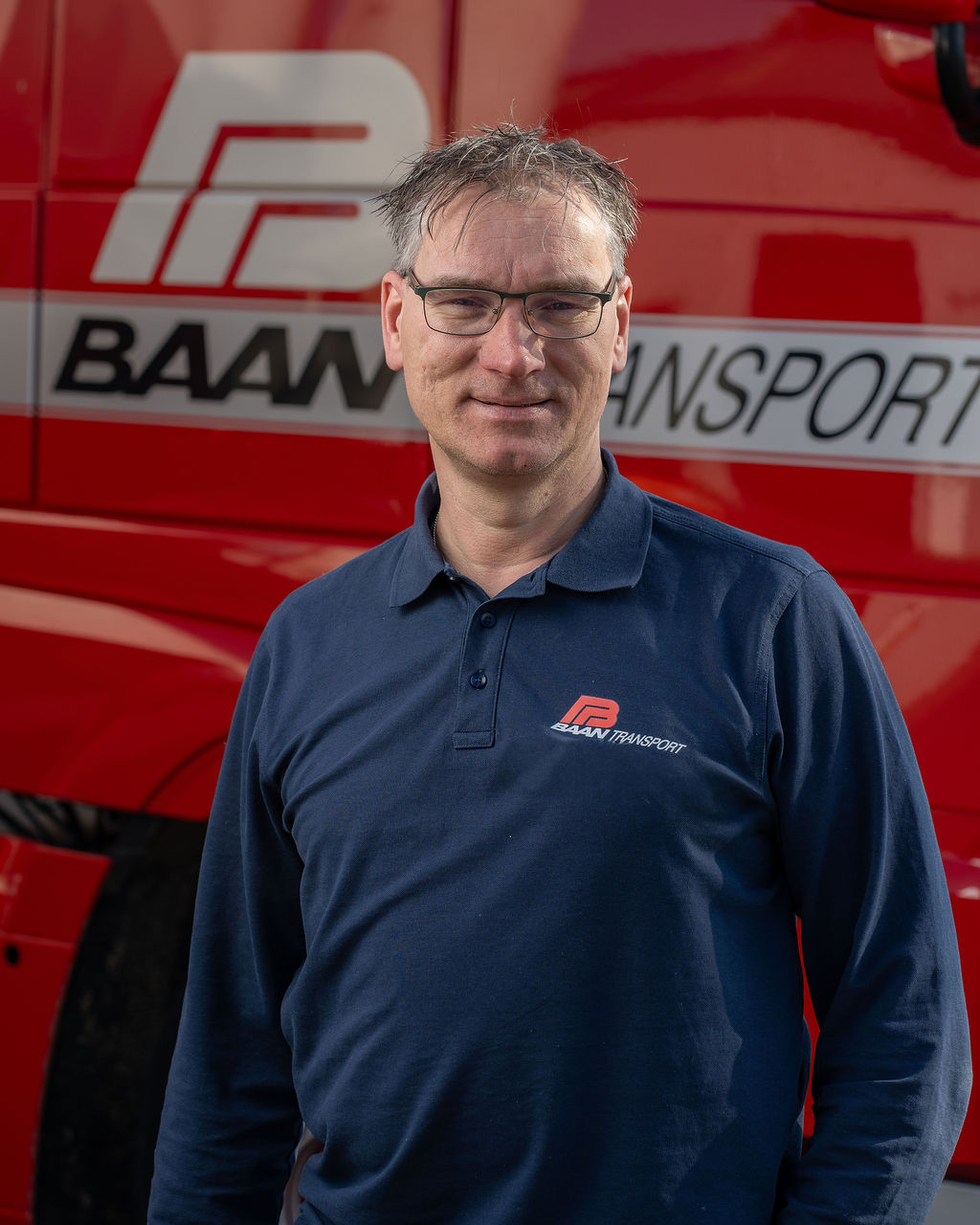 Baan Rijssen Transporten team member in the office area for commercial and administrative roles