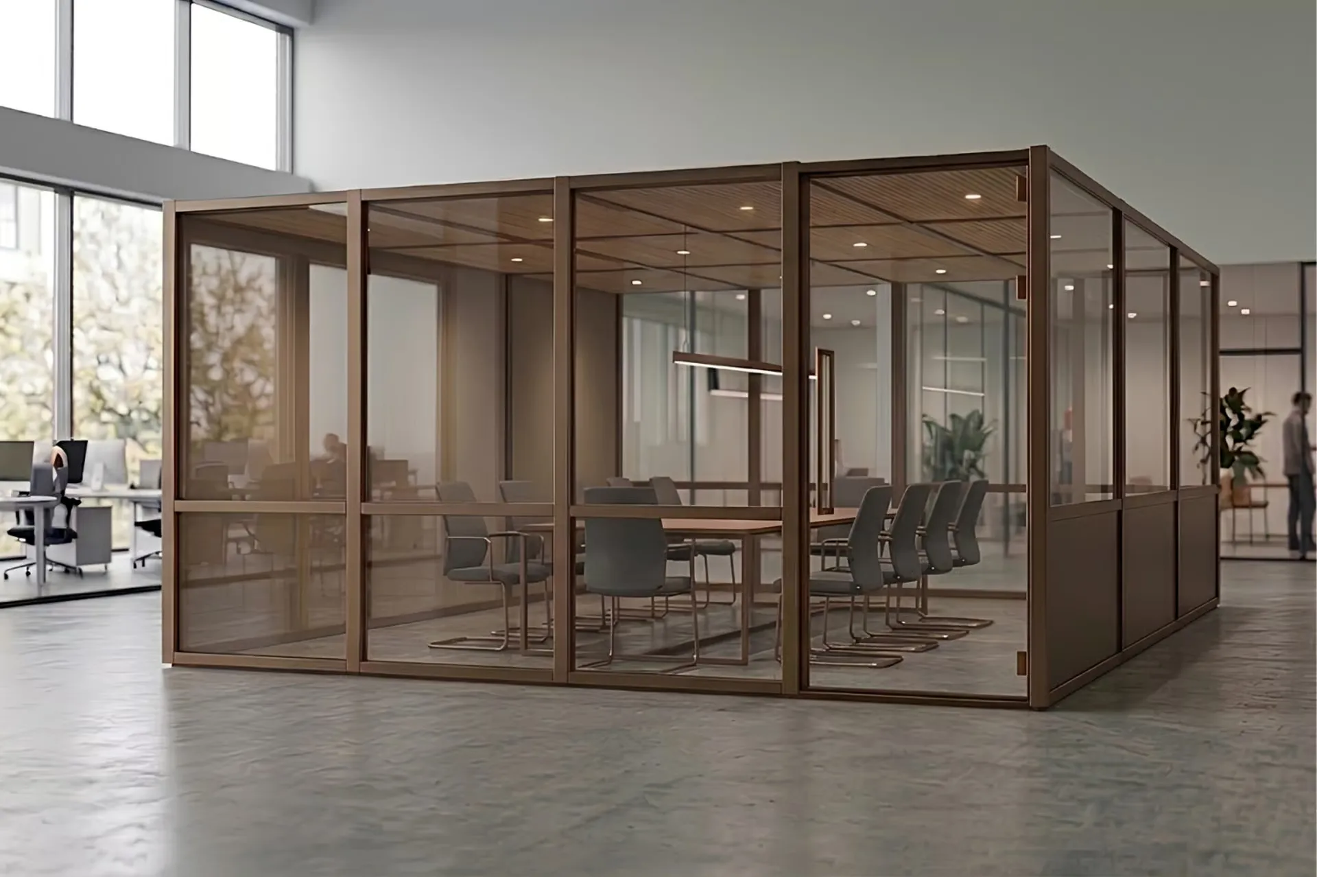 Bow systems modulaire overlegunit voor grote team overleggen.