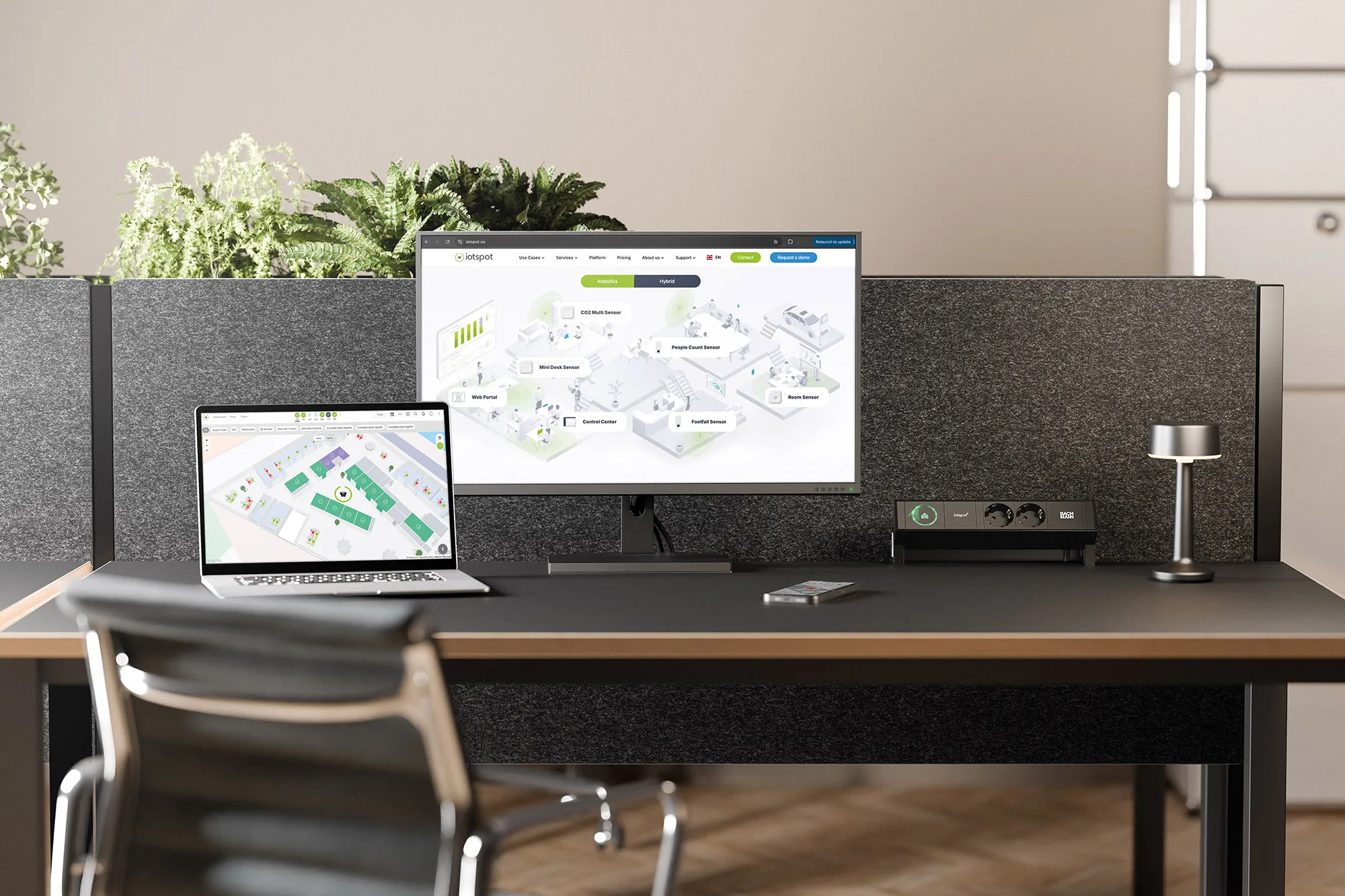 Bachmann design kabelmanagement voor kantoorinrichting