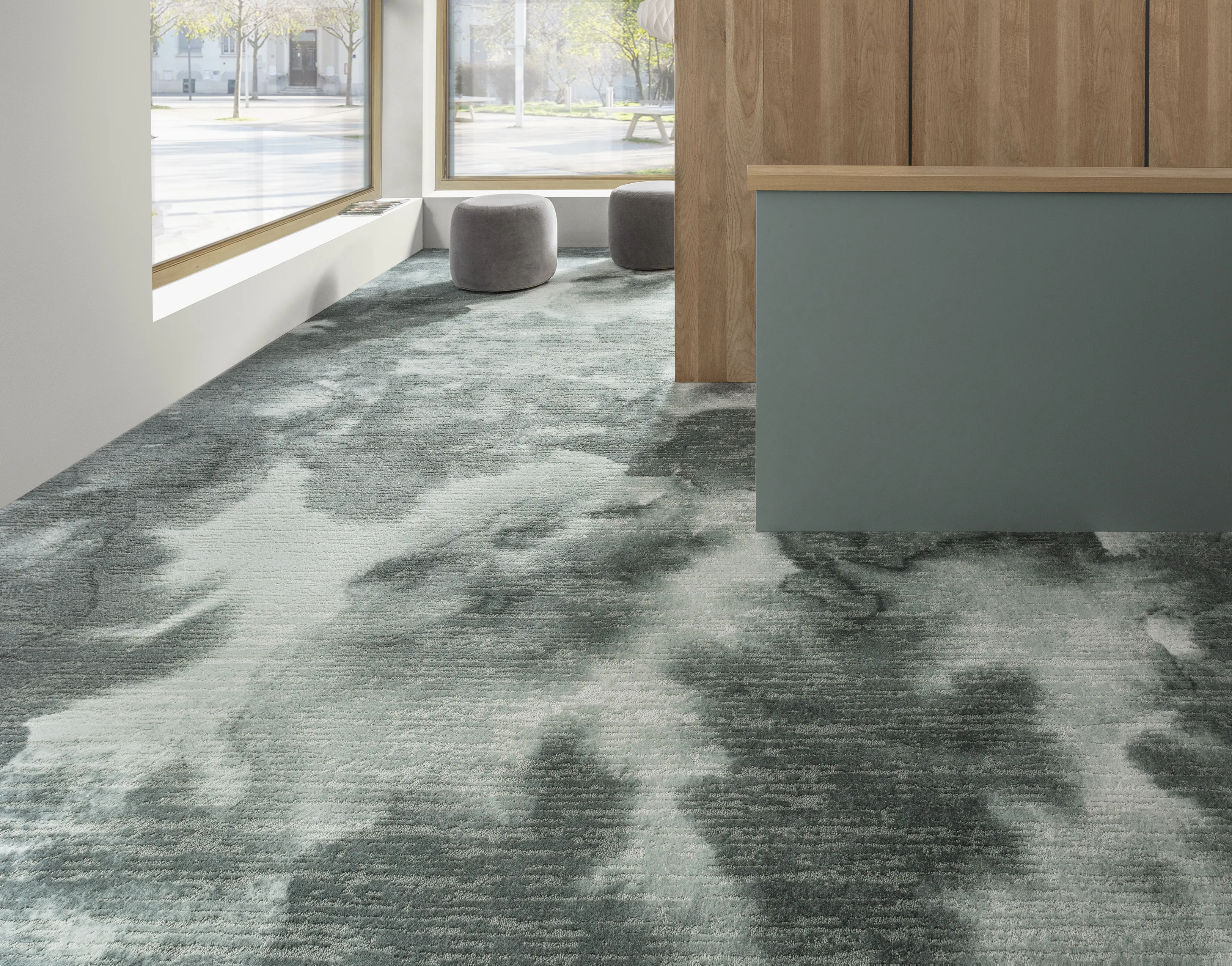 Balsan tapijten voor in kantoor en projectinrichting.