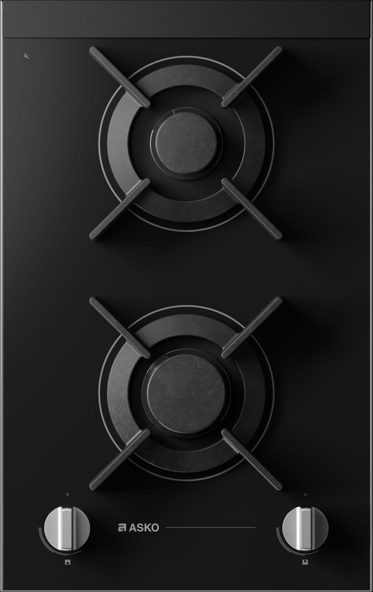 ASKO Gas Hob Black Ceramic Glass 33cm 2 Burners
