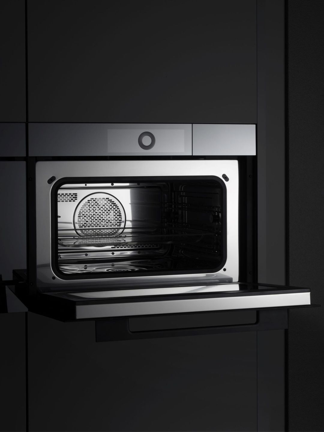 V-ZUG CombiSteamer V6000 45cm Black Glass