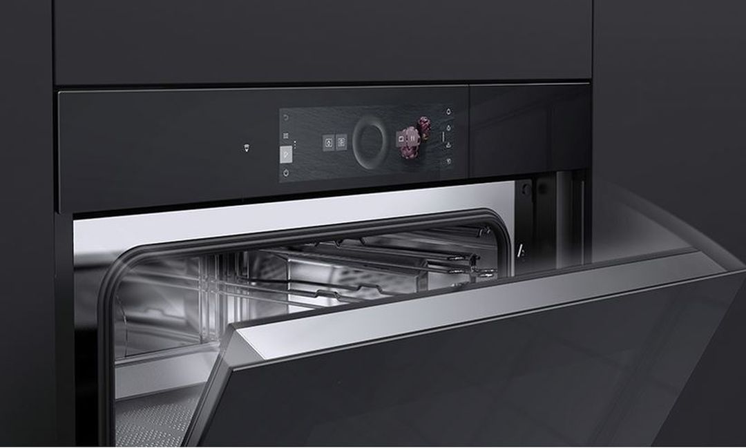 V-ZUG CombiSteamer V6000 45L Grand Black Mirror Glass