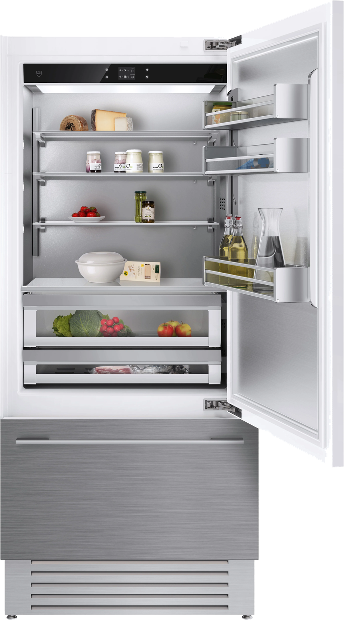 V-ZUG CombiCooler V6000 Supreme Built-in Fridge 90cm Fully Integratable