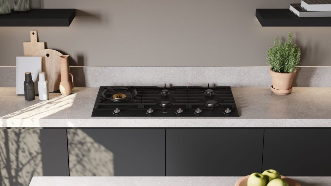 ASKO Gas Hob Graphite Black 90cm