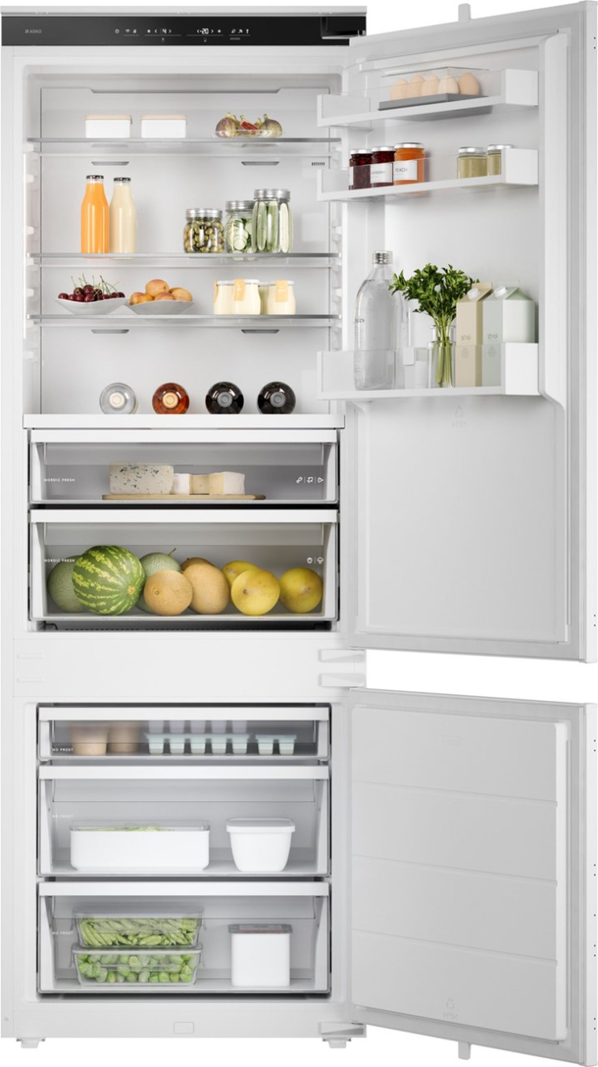 ASKO Built-in Fridge Freezer 70cm Series 2