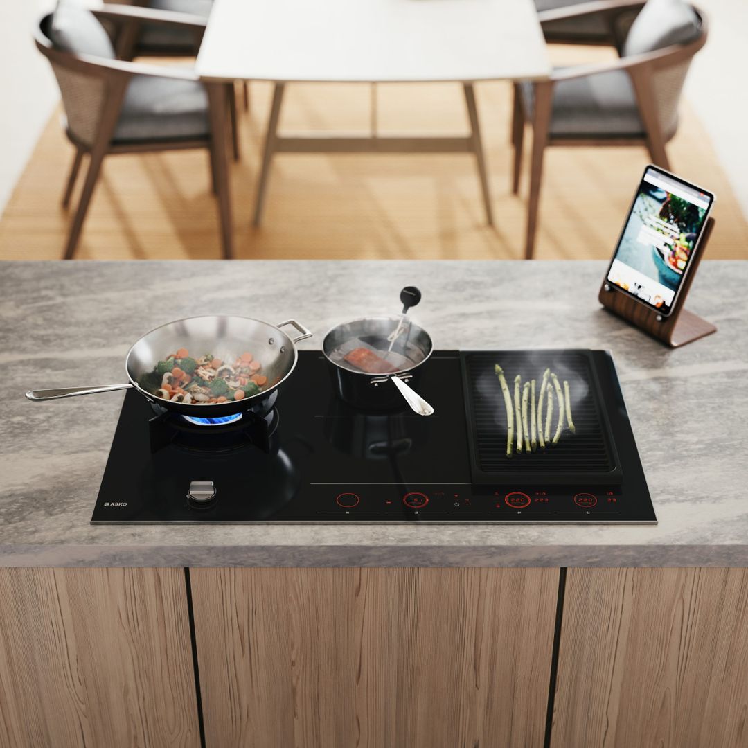 ASKO Induction Gas Hob Ceramic 90cm