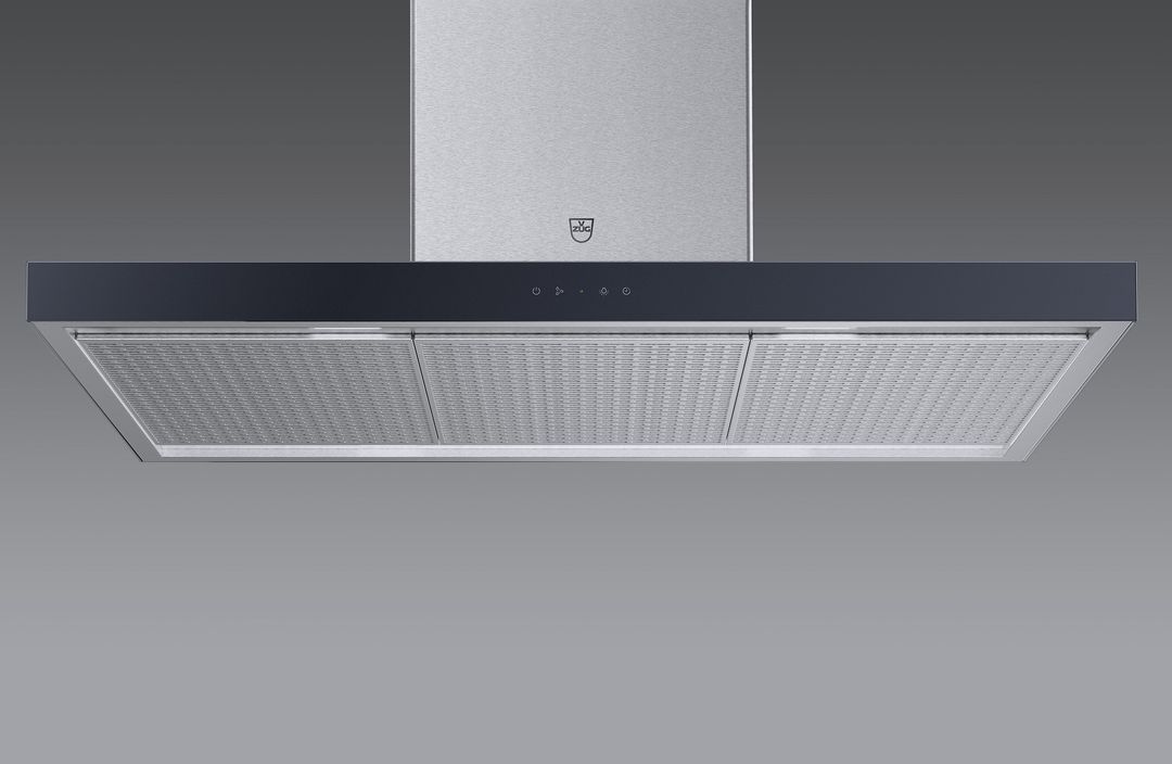 V-ZUG Wall Hood Primera Black Glass 120cm