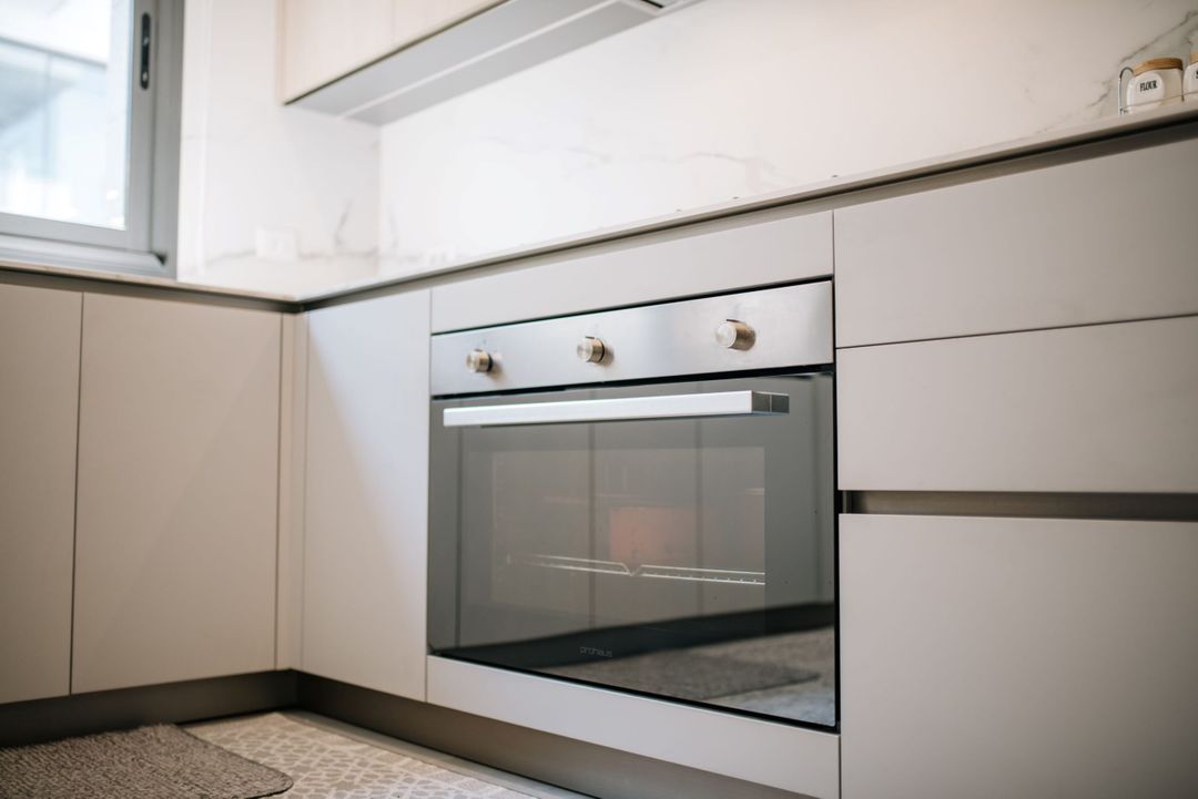 PROHAUS Built in Gas Oven 90cm Stainless Steel