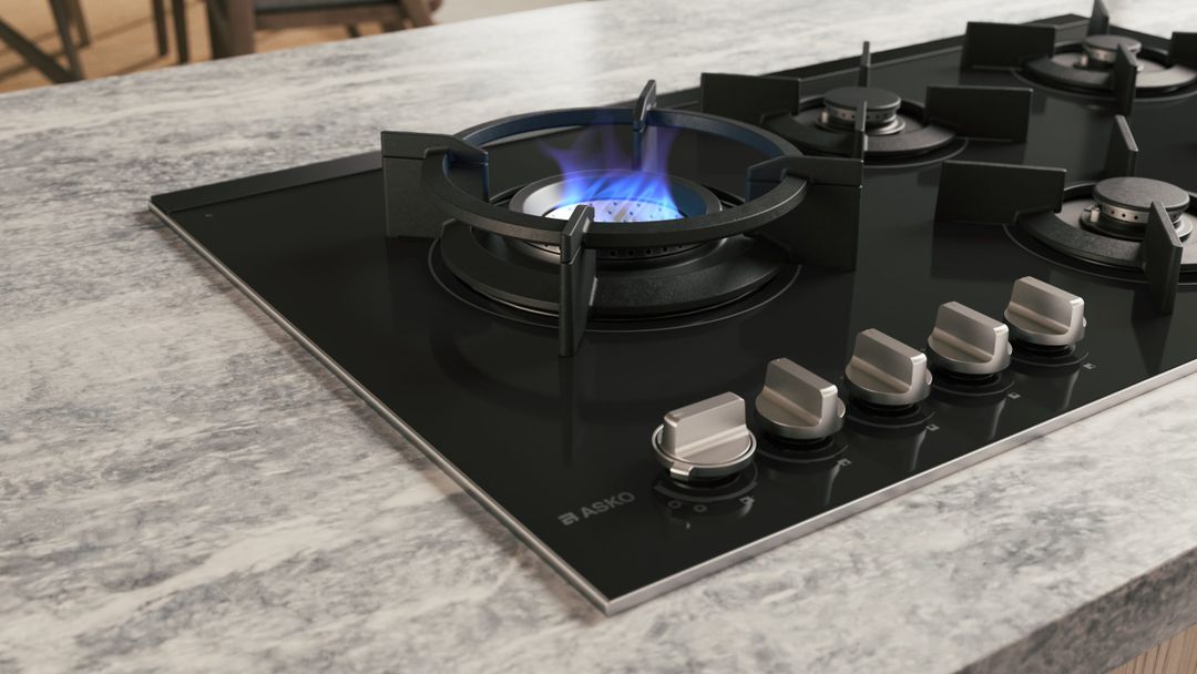 ASKO Gas Hob Ceramic 90cm