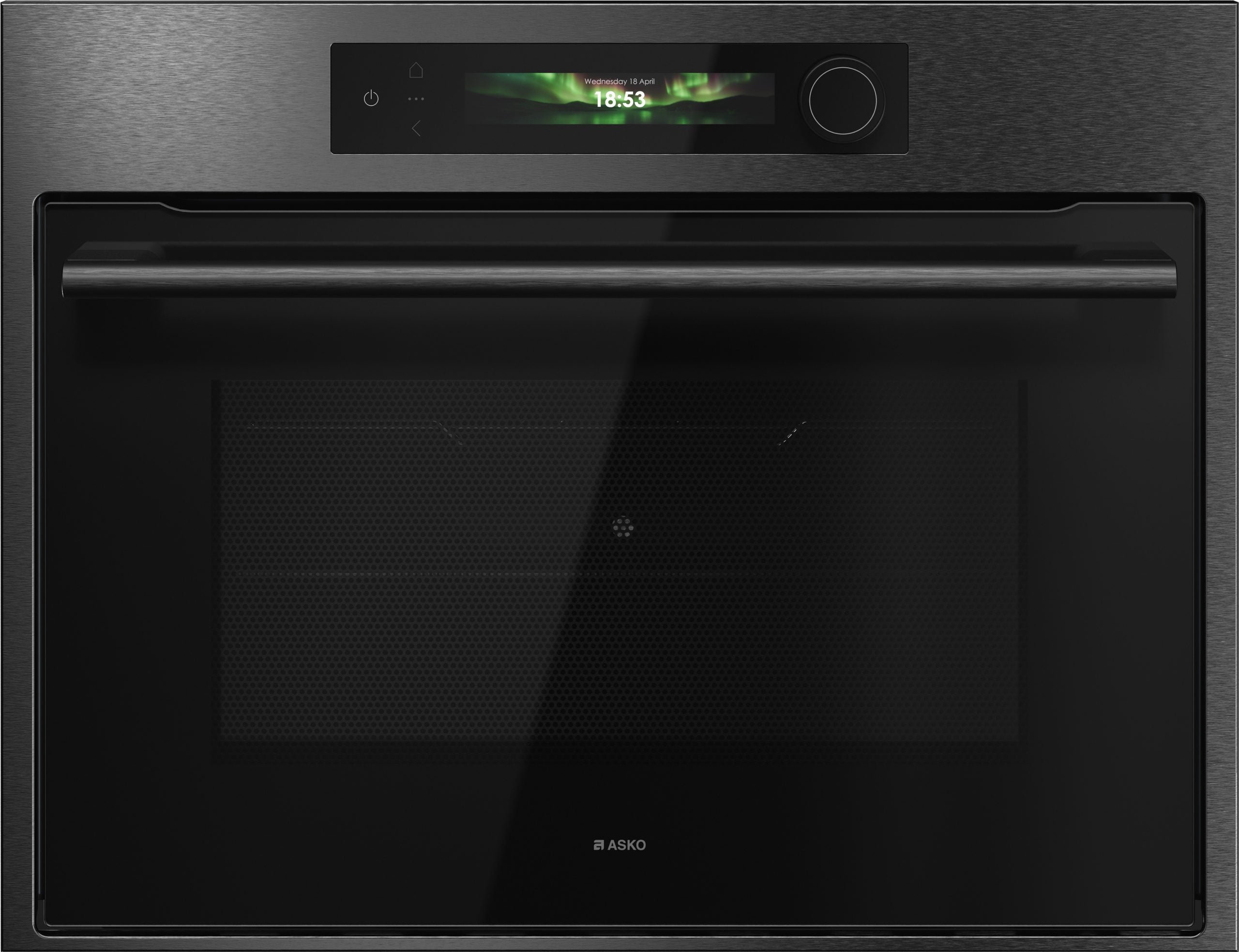 ASKO Craft Microwave Oven Black Steel 45cm
