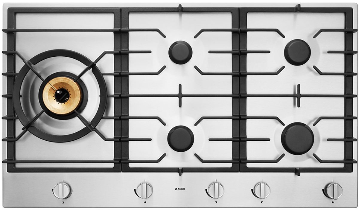 ASKO Gas Hob Stainless Steel 90cm