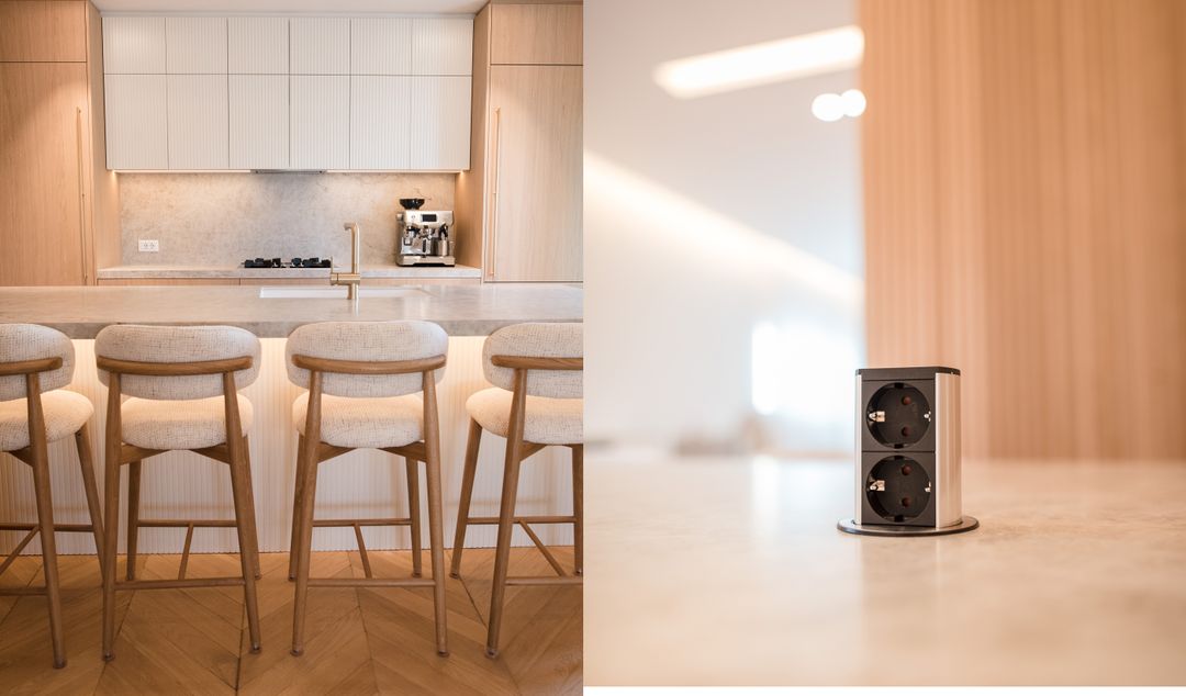 Ivory Oak kitchen in Batroun, view 7