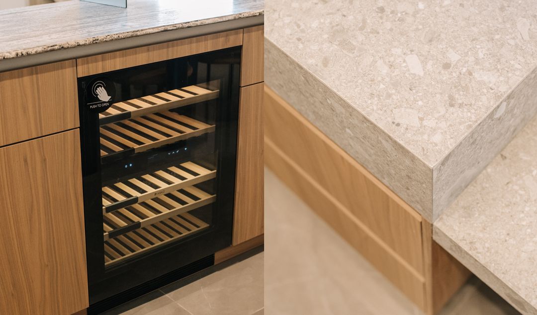 Frozen walnut kitchen in Zalka, view 10