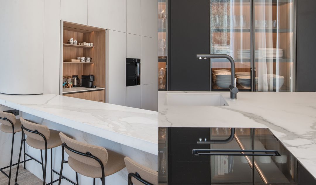 Frozen walnut kitchen in Cornet Chehwan, view 8